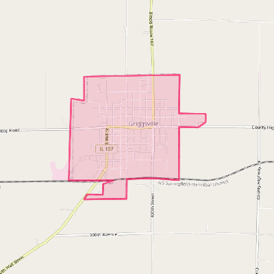 Map of Griggsville