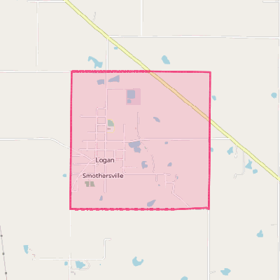 Map of Hanaford