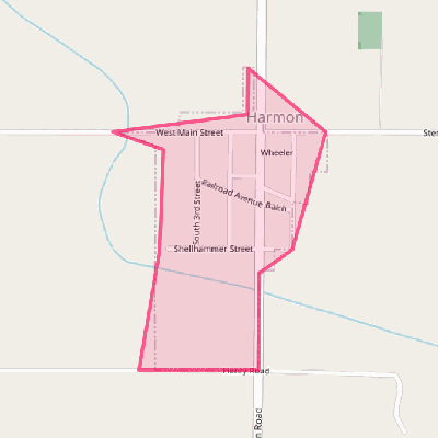 Map of Harmon