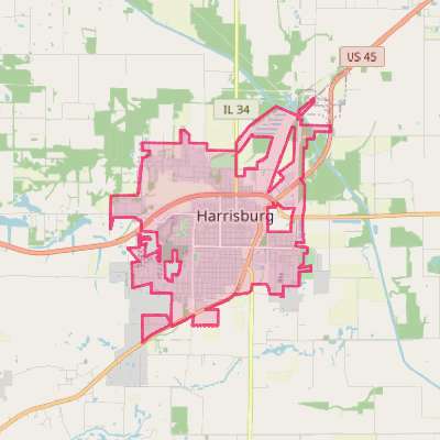 Map of Harrisburg