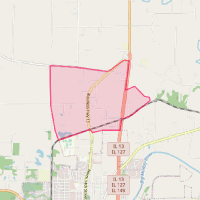 Map of Harrison