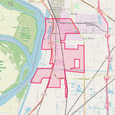 Map of Hartford