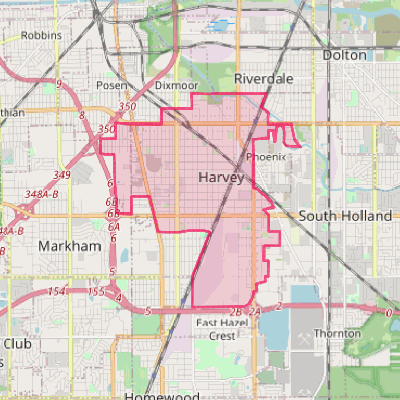 Map of Harvey