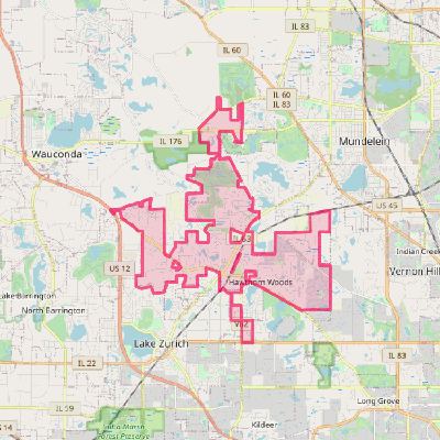 Map of Hawthorn Woods