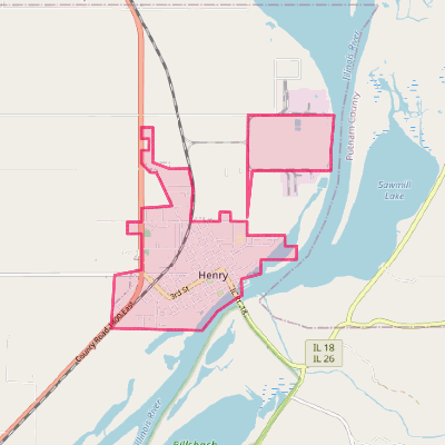 Map of Henry