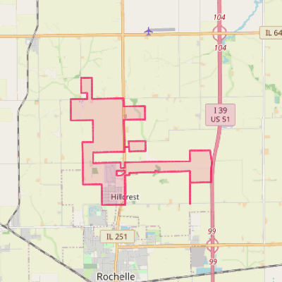 Map of Hillcrest