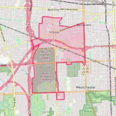 Map of Hillside