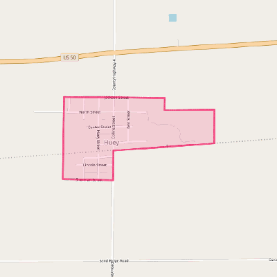 Map of Huey