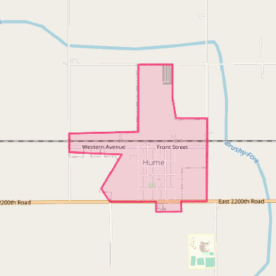 Map of Hume