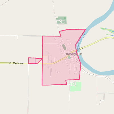 Map of Hutsonville