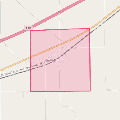 Map of Jewett