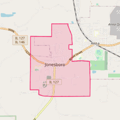 Map of Jonesboro