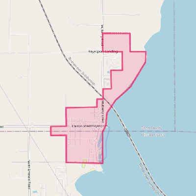 Map of Keyesport