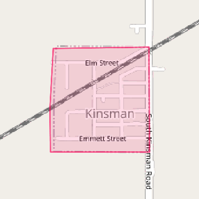 Map of Kinsman