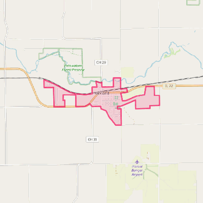 Map of Kirkland