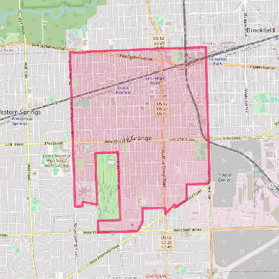 Map of La Grange