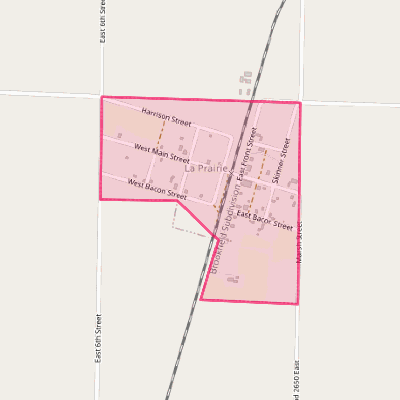 Map of La Prairie