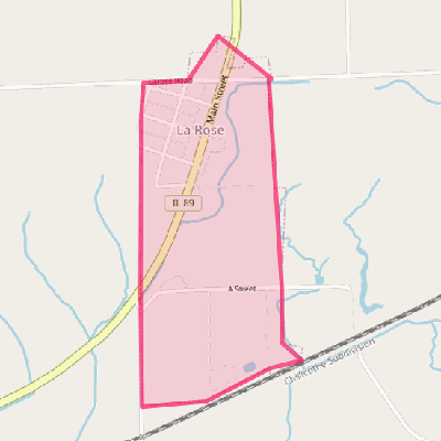 Map of La Rose