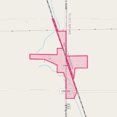 Map of Lee