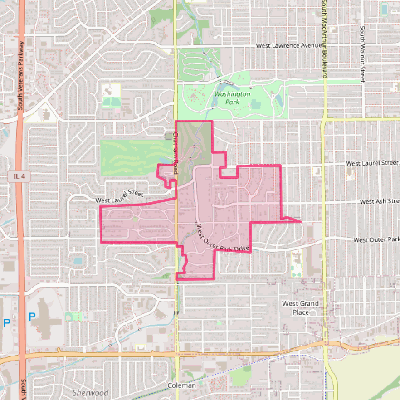 Map of Leland Grove