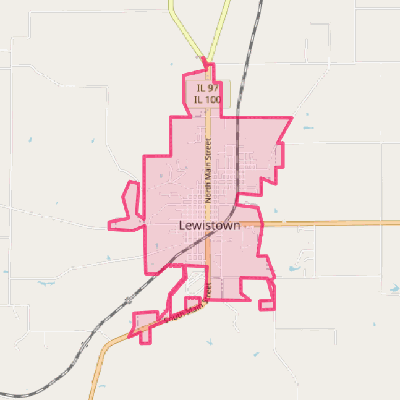 Map of Lewistown