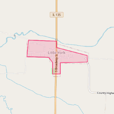 Map of Little York