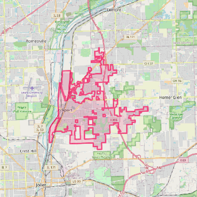 Map of Lockport