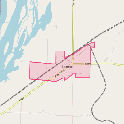 Map of Lomax