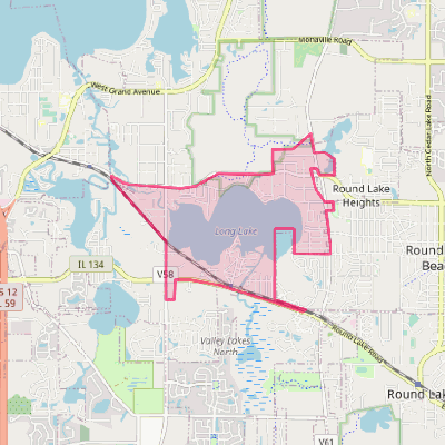 Map of Long Lake