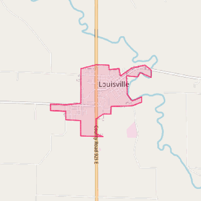 Map of Louisville