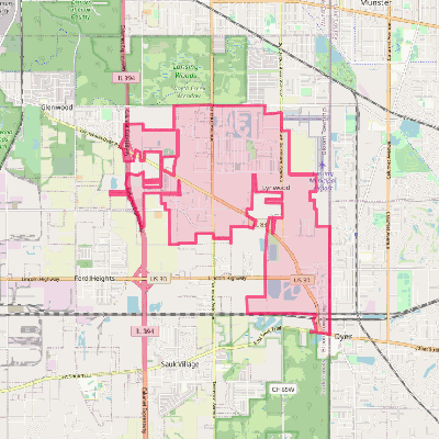 Map of Lynwood