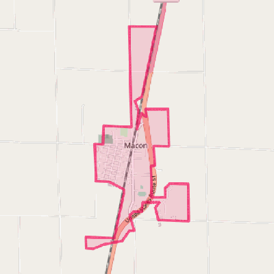 Map of Macon