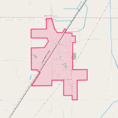 Map of Manito