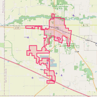 Map of Marengo