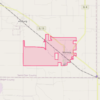 Map of Marissa