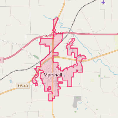 Map of Marshall