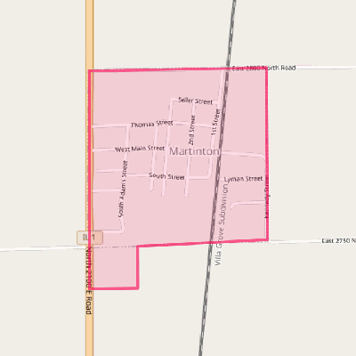 Map of Martinton