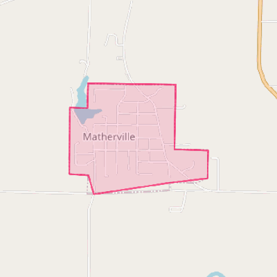 Map of Matherville