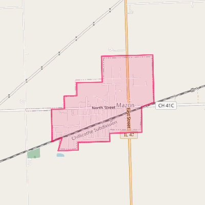 Map of Mazon