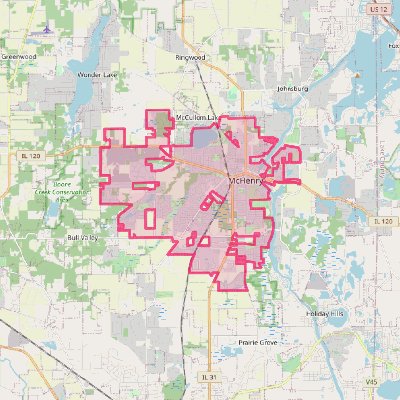 Map of McHenry