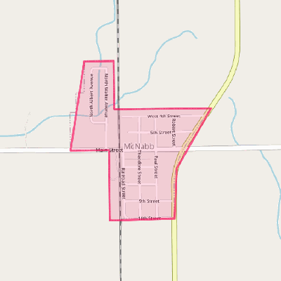 Map of McNabb