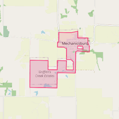 Map of Mechanicsburg