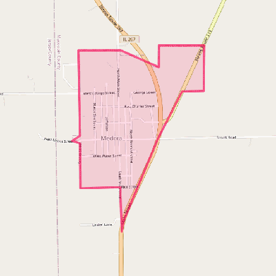 Map of Medora