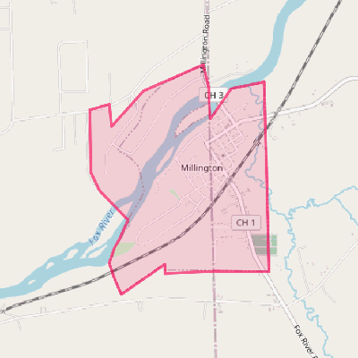 Map of Millington