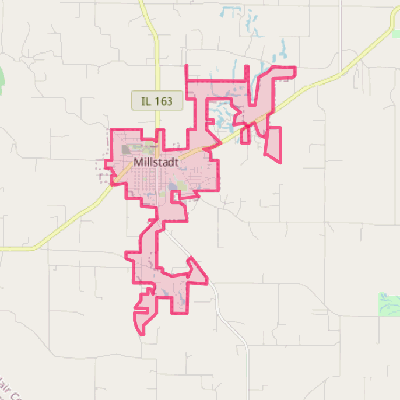 Map of Millstadt