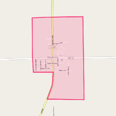 Map of Modesto