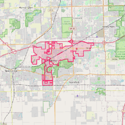 Map of Mokena