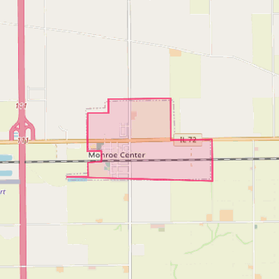 Map of Monroe Center