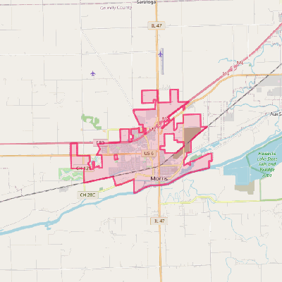 Map of Morris