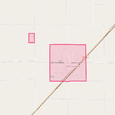 Map of Morrisonville